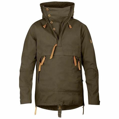 Fjallraven Men High Coast Anorak Dark Olive PH292035 Philippines